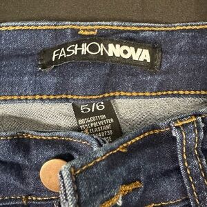 Fashion Nova Indigo Blue Jeans